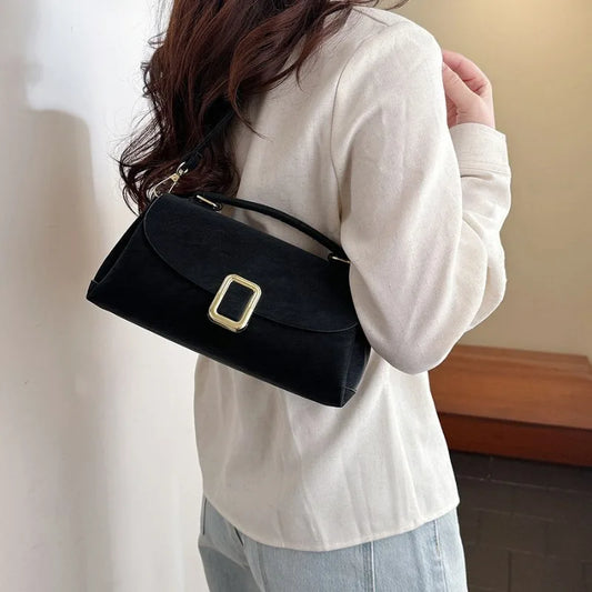 Advanced handbag for women, fashionable commuting, light luxury, women's shoulder bag, crossbody small square bag