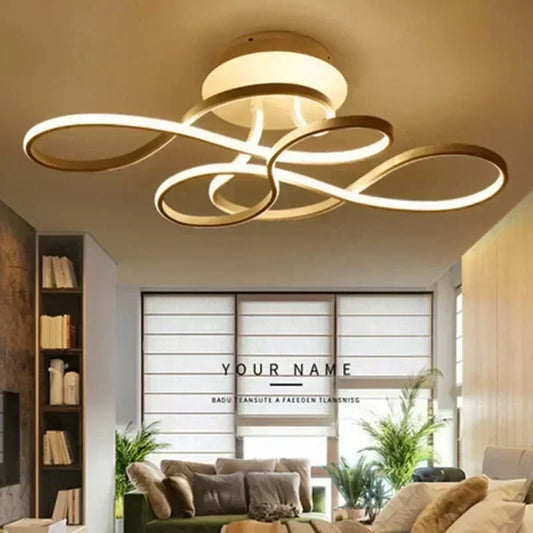 Modern LED Ceiling Chandelier – Versatile Indoor Light for Living Room, Balcony & Hallway