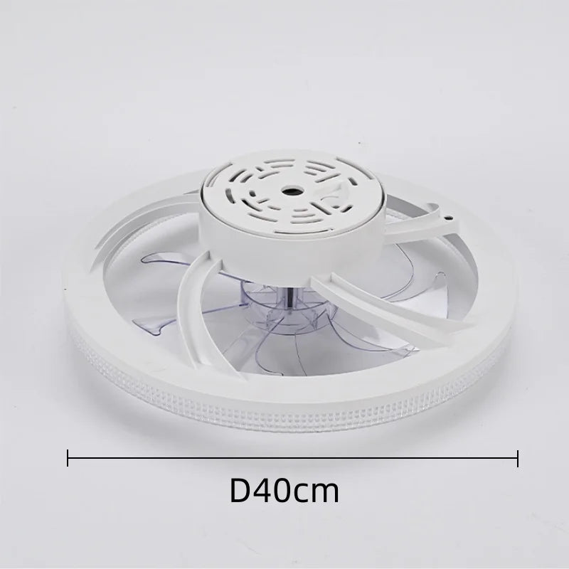 Smart LED Ceiling Fan – 6-Speed, App & Remote Control for Living Room & Bedroom