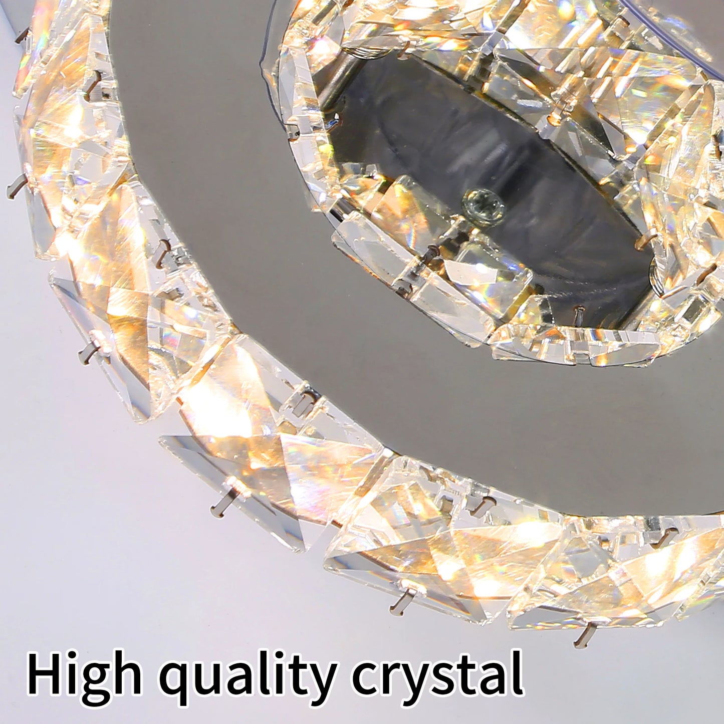 Luxury Crystal Ceiling Fan – Smart App & Remote Control LED Chandelier