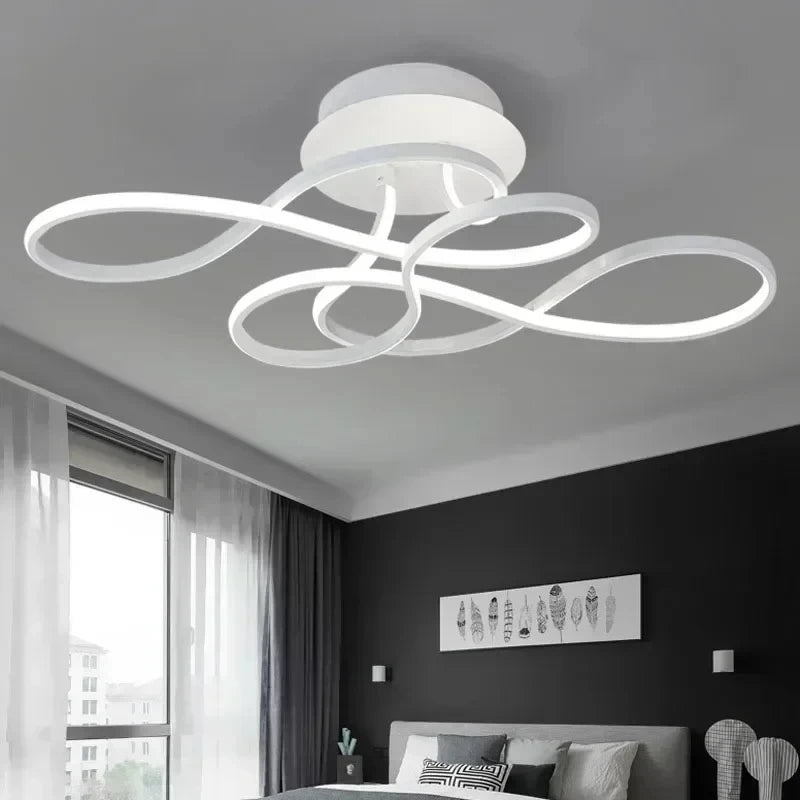 Modern LED Ceiling Chandelier – Versatile Indoor Light for Living Room, Balcony & Hallway