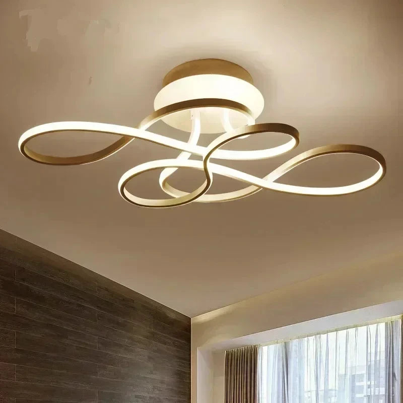 Modern LED Ceiling Chandelier – Versatile Indoor Light for Living Room, Balcony & Hallway