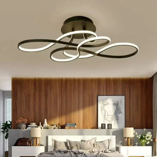 Modern LED Ceiling Chandelier – Versatile Indoor Light for Living Room, Balcony & Hallway