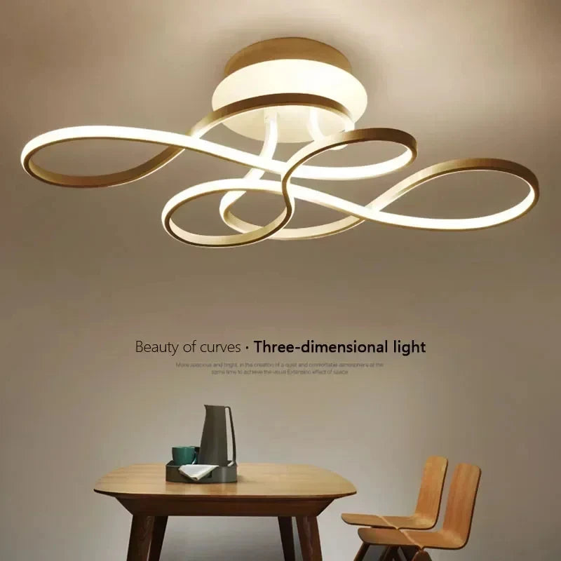 Modern LED Ceiling Chandelier – Versatile Indoor Light for Living Room, Balcony & Hallway